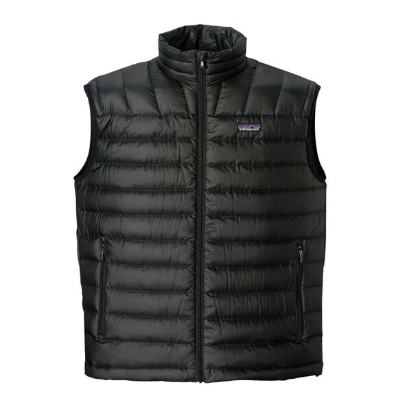 Patagonia Black Down Sweater Vest Men's Large